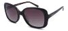 Mandotos International unisex square sunglasses with gradient resin lenses, classic acetate frame, suitable for small face women and men