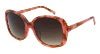 Mandotos International unisex square sunglasses with gradient resin lenses, classic acetate frame, suitable for small face styles.