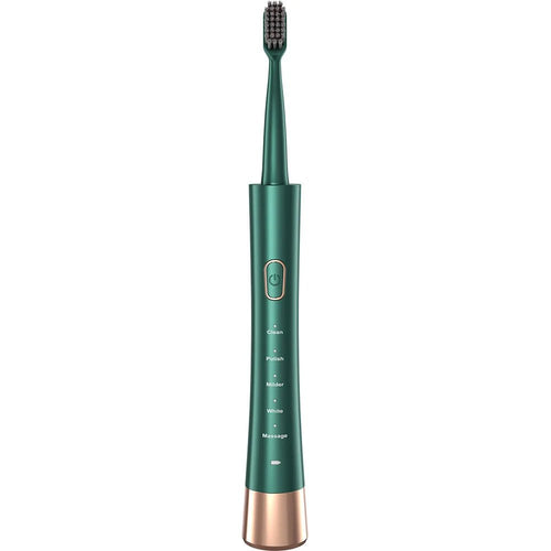 Mandotos International portable electric toothbrush set with rechargeable oral cleaner for adults and kids, compact dental care kit.