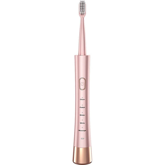 Mandotos International portable electric toothbrush set for adults and kids with rechargeable oral cleaner and multiple brush heads.
