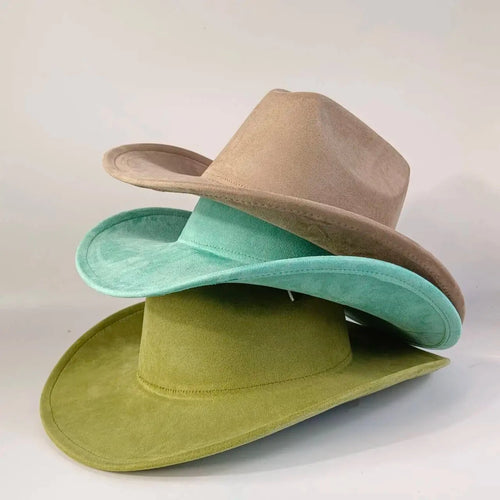 Premium Suede Cowboy Hat for Stylish Men and Women - Ideal for Outdoor Festivities - MANDOTOS INTERNATIONAL
