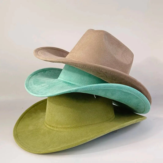 Premium Suede Cowboy Hat for Stylish Men and Women - Ideal for Outdoor Festivities - MANDOTOS INTERNATIONAL