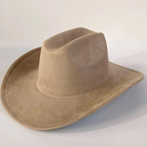 Premium Suede Cowboy Hat for Stylish Men and Women - Ideal for Outdoor Festivities - MANDOTOS INTERNATIONAL