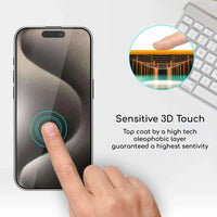 Premium Tempered Glass Screen Protector for iPhone Generations 11-17 - Clear Glass Film - MANDOTOS INTERNATIONAL