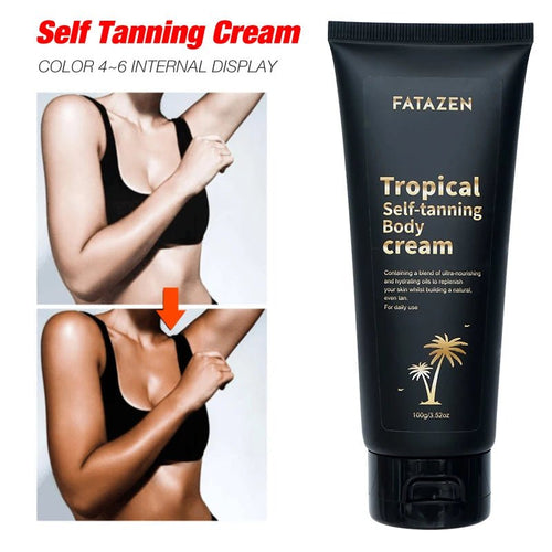 Mandotos International Quick 3Hrs Tan Butter Cream Sunscreen Sunless Tanning Lotion for body care with a smooth cream texture