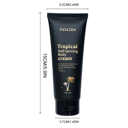 Mandotos International Quick 3Hrs Tan Butter Cream Sunscreen Sunless Tanning Lotion for body care, smooth and evenly tinted skin