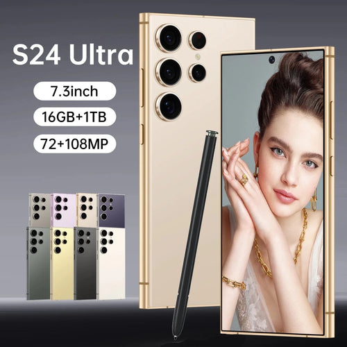 S24 Ultra 7.3 5G French/Spanish/English Smartphone 108MP Rear Camera 12GB+256GB Business Travel 65W Quick Charge CDMA - MANDOTOS INTERNATIONAL