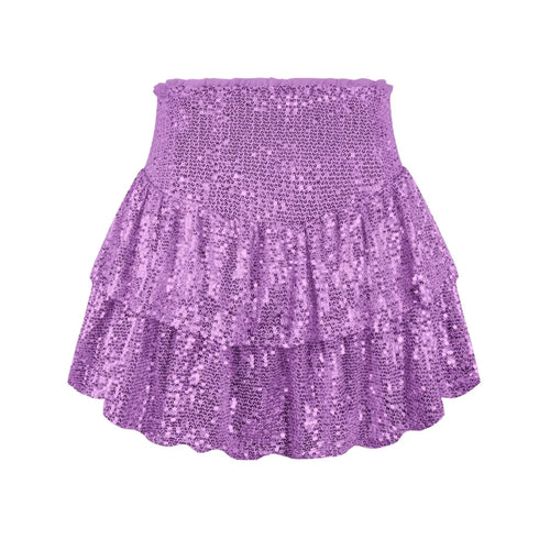 African high waist sequin mini skirt by MANDOTOS INTERNATIONAL, featuring vibrant dashiki-inspired design and shimmering embellishments.