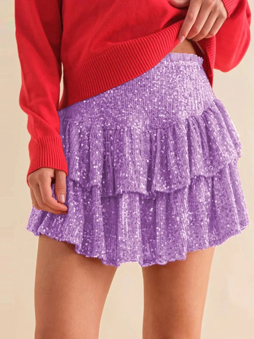 African high waist sequin mini skirt by MANDOTOS INTERNATIONAL, featuring vibrant dashiki design and summer-ready style for women.