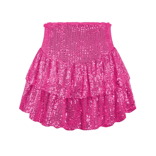 African high waist sequin mini skirt by Mandotos International, featuring vibrant dashiki print and summer-ready style for women.