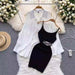 Sexy Split Design Sunscreen Dress Set for Women - MANDOTOS INTERNATIONAL