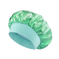 Silk Wide-brimmed Bonnet for Sleeping Hair Care - Women Satin - MANDOTOS INTERNATIONAL