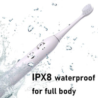 Smart Sonic Toothbrush, White Soft Bristles, Fast Type-C Charging - MANDOTOS INTERNATIONAL