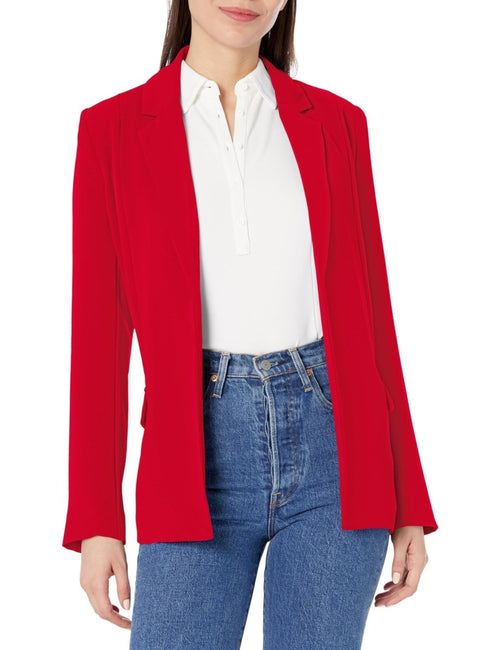 Steve Madden Womens Payton Classic Blazer in True Red - MANDOTOS INTERNATIONAL