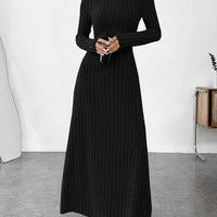 Stylish High Collar Dress - Winter Fashion Collection - MANDOTOS INTERNATIONAL