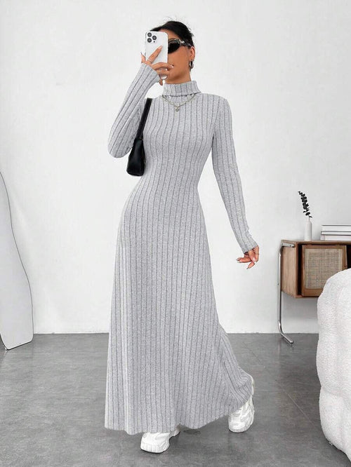 Stylish High Collar Dress - Winter Fashion Collection - MANDOTOS INTERNATIONAL