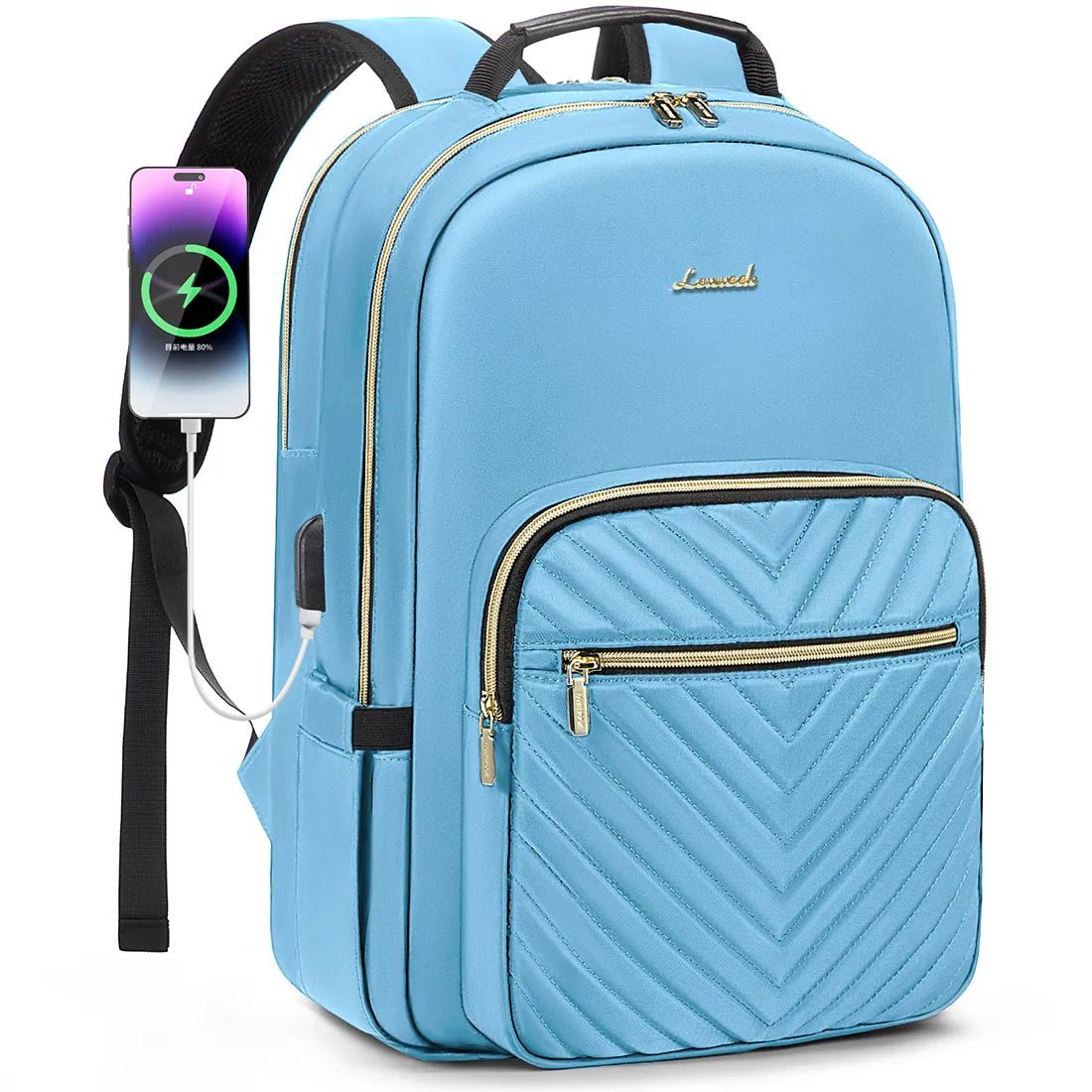 Stylish Waterproof Laptop Backpack for Women Girls - LOVEVOOK College School Bag - MANDOTOS INTERNATIONAL