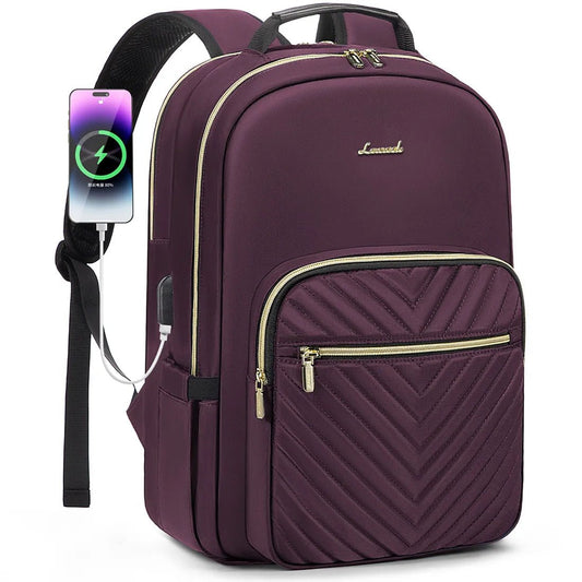 Stylish Waterproof Laptop Backpack for Women Girls - LOVEVOOK College School Bag - MANDOTOS INTERNATIONAL