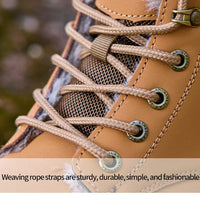Mandotos International men's stylish winter steel toe work boots, waterproof safety shoes with durable construction and rugged design.