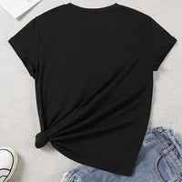 Summer European and American New Printed Round Neck Short Sleeved T-shirt Top Women Clothing T Shirt Women Kawaii Clothes - MANDOTOS INTERNATIONAL