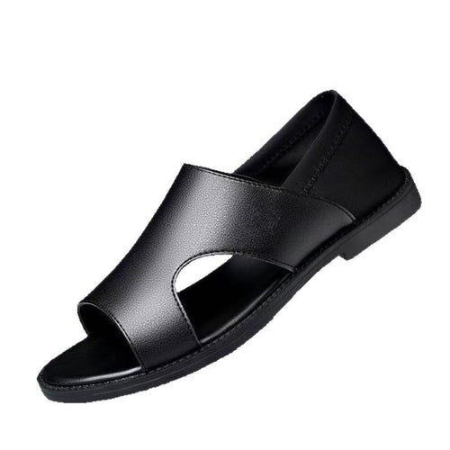 Mandotos men's summer beach sandals with non-slip soft soles, breathable, wear-resistant casual footwear for warm weather.