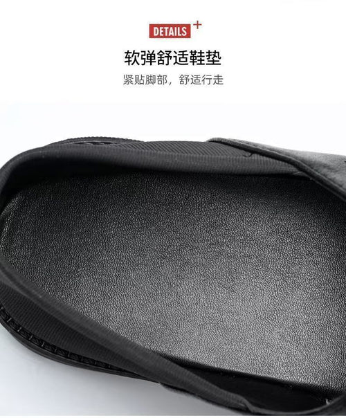 Mandotos men's summer beach sandals with soft soles, breathable, non-slip, wear-resistant casual footwear for warm weather.
