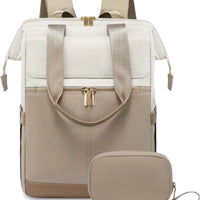 Super Lightweight Women's Travel Laptop Backpack with Curved Shoulder Straps - MANDOTOS INTERNATIONAL