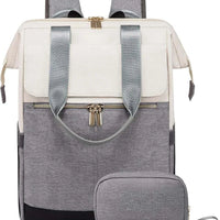 Super Lightweight Women's Travel Laptop Backpack with Curved Shoulder Straps - MANDOTOS INTERNATIONAL