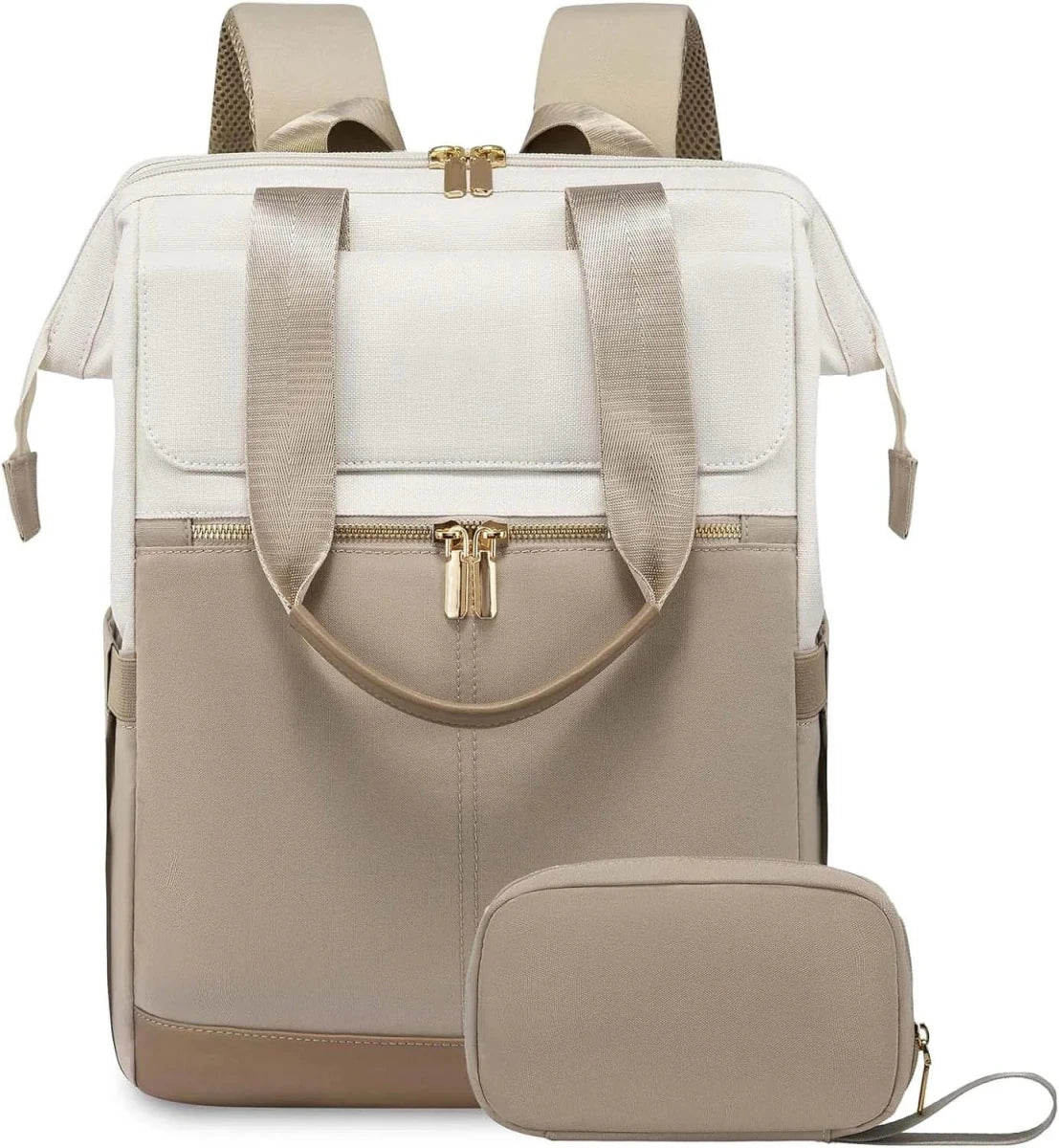 Super Lightweight Women's Travel Laptop Backpack with Curved Shoulder Straps - MANDOTOS INTERNATIONAL