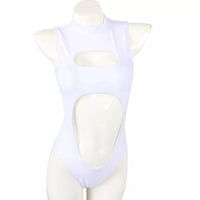 Swimwear One-piece Swimsuit Zipper Neck Monki Swimsuit Front Cutout Sexy Bathing Suit Hollow Out One-Piece Swimwear - MANDOTOS INTERNATIONAL