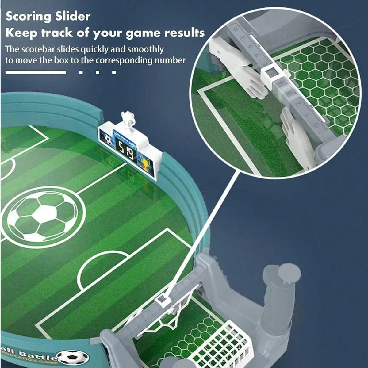 Table Football Game, Two-Person Football Game Table Game, Parent-Child Interactive Puzzle Game Table Football, Tabletop Soccer - Mandotos International