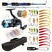 Topline Tackle High Quality Travel Fishing Pole Made in China Best Ice Fishing Rod Combo - MANDOTOS INTERNATIONAL