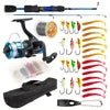 Mandotos International Topline Tackle travel ice fishing rod combo with durable handle and lightweight design, made in China.