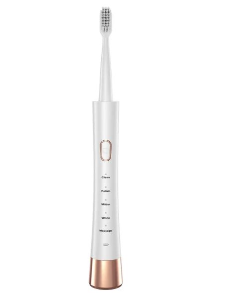 Mandotos International travel electric toothbrush set with sonic U-shaped rechargeable sanitizer, compact dental hygiene kit