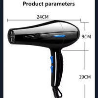 Travel Hair Dryer with 3 Heat Settings and 5 Attachments - MANDOTOS INTERNATIONAL