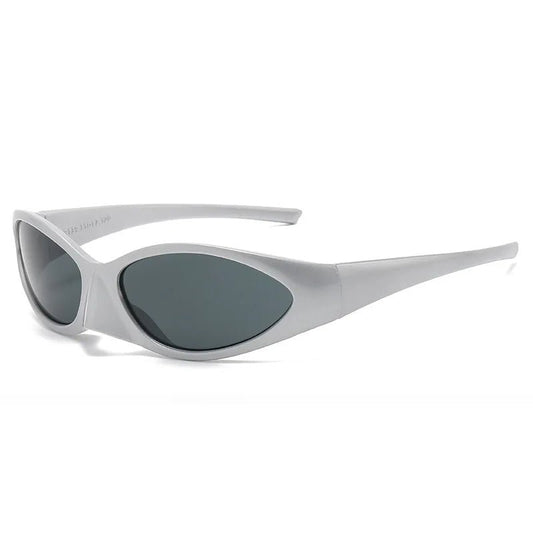 Mandotos International trendy Y2K male and female sunglasses featuring eagle mouth design, minimalist style for 2024 fashion.