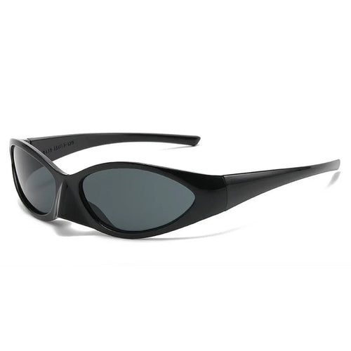 Mandotos International trendy Y2K male and female sunglasses featuring minimalist eagle mouth design for 2024 fashion.