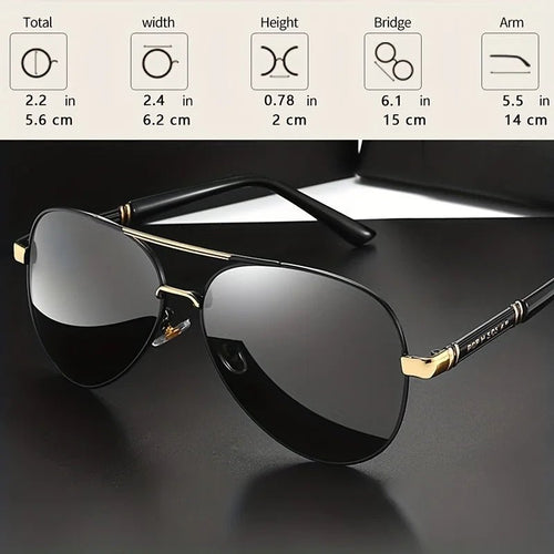 Mandotos International unisex polarized stylish eyewear designed for travel and driving, featuring sleek frames and tinted lenses.
