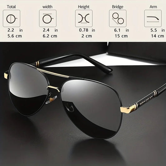 Mandotos International unisex polarized stylish eyewear designed for travel and driving, featuring sleek frames and tinted lenses.