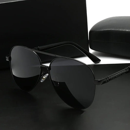 Unisex polarized stylish eyewear by MANDOTOS INTERNATIONAL, designed for travel and driving with UV protection and sleek design.