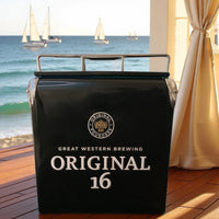 Vintage Iron Cooler Box - 13L Outdoor Camping BBQ Picnic Ice Chest - MANDOTOS INTERNATIONAL