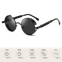 Vintage Punk Street Style Sunglasses Personality Windproof Eyewear Unisex Hip Hop Sun Glasses - MANDOTOS INTERNATIONAL