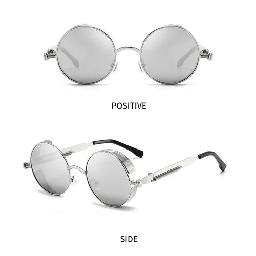 Vintage punk street style sunglasses by MANDOTOS INTERNATIONAL, unisex windproof hip hop eyewear with bold personality design