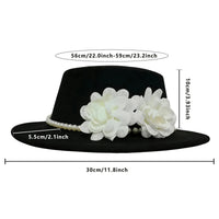 Vintage Wool Fedora Hat with Bowknot for Wedding Tea Party - Elegant Women's Derby Style - MANDOTOS INTERNATIONAL