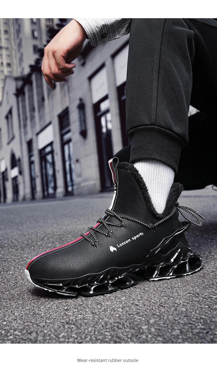Winter Men's Waterproof Slippers Plush Sneakers - MANDOTOS INTERNATIONAL