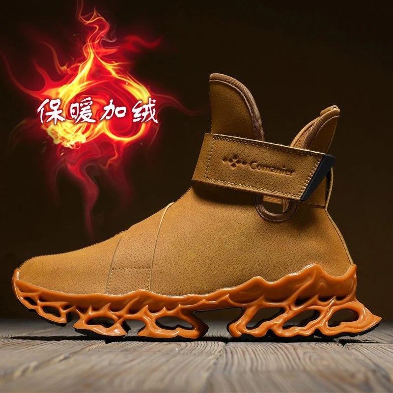 Winter Men's Waterproof Slippers Plush Sneakers - MANDOTOS INTERNATIONAL