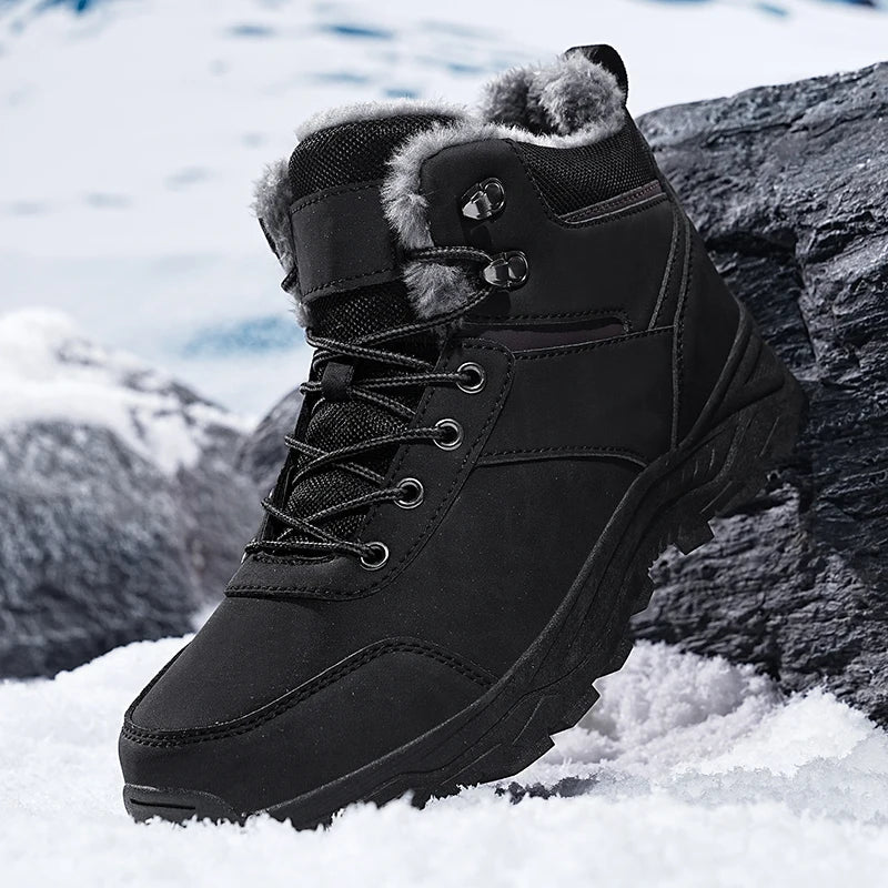 Winter Men's Waterproof Slippers Plush Sneakers - MANDOTOS INTERNATIONAL
