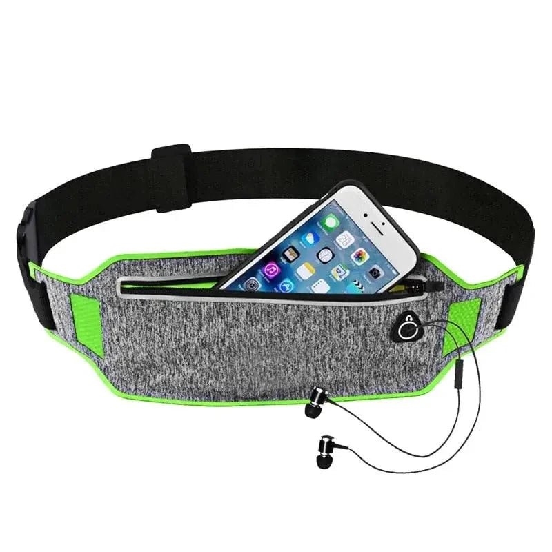 Mandotos Jogger's Essential Waist Belt showing adjustable strap and durable material for comfortable fit and everyday wear