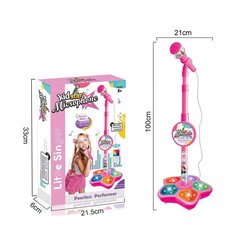Mandotos Junior Star microphone stand with adjustable height and lightweight design for kids and young performers.