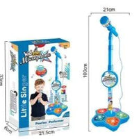 Mandotos Junior Star microphone stand with adjustable height and lightweight design, ideal for young performers and beginners.